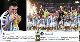 "What a swansong", "8th wonder of the world" - Celebrities lose their minds as Lionel Messi wins FIFA World Cup