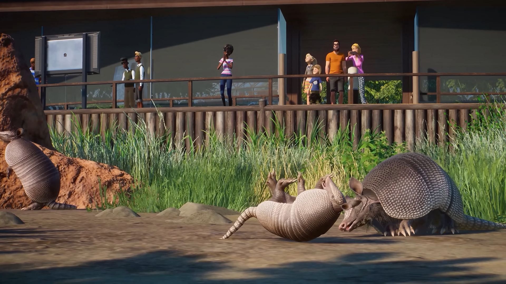 Rolling Armadillos (Image via Planet Zoo)