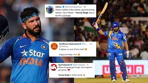 "The man who made Sachin and Dhoni celebrate like a kid" - Twitter wishes 'Warrior' Yuvraj Singh on his 41st birthday