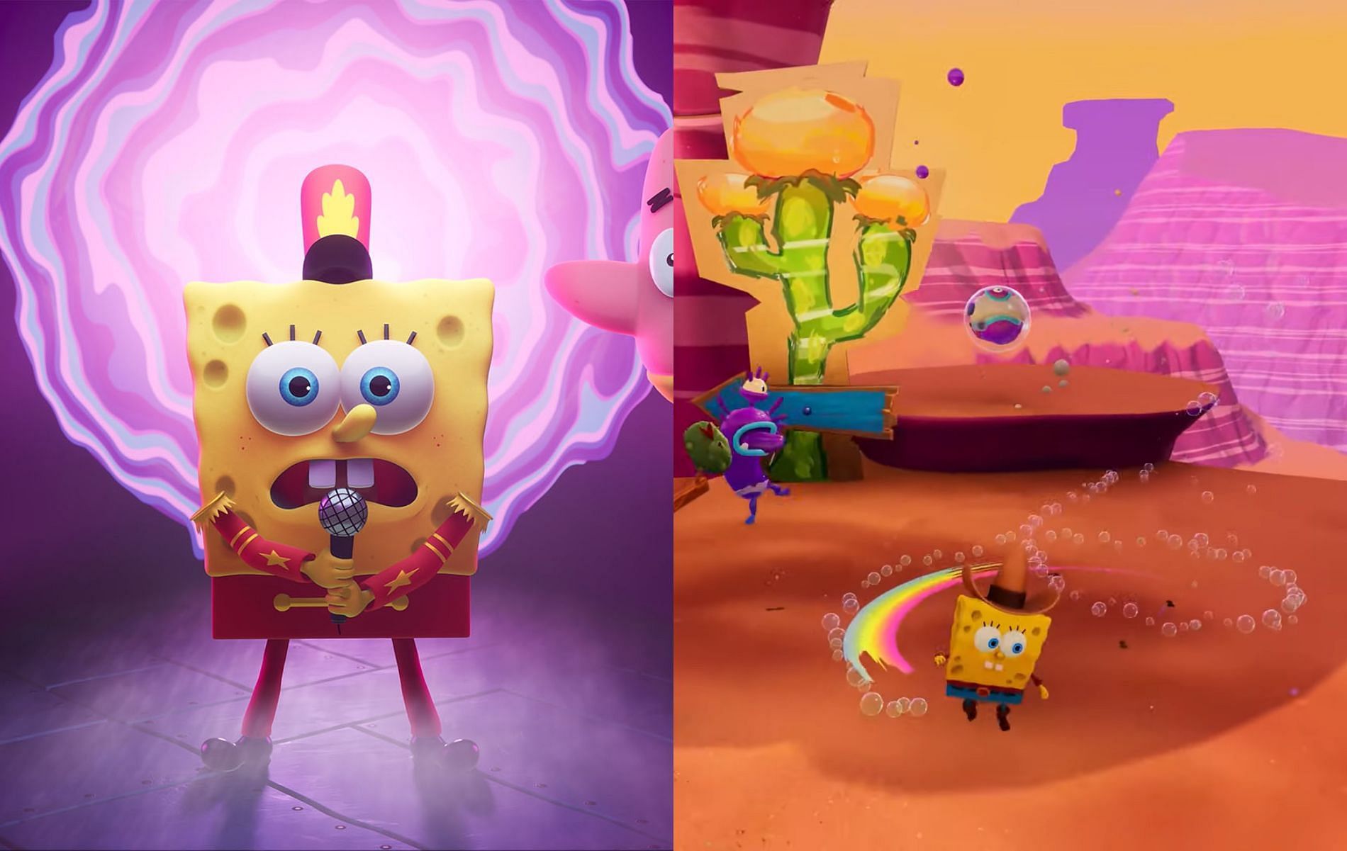 Are you ready for a brand new adventure featuring the beloved yellow sponge? (Images via Thq nORDIC)