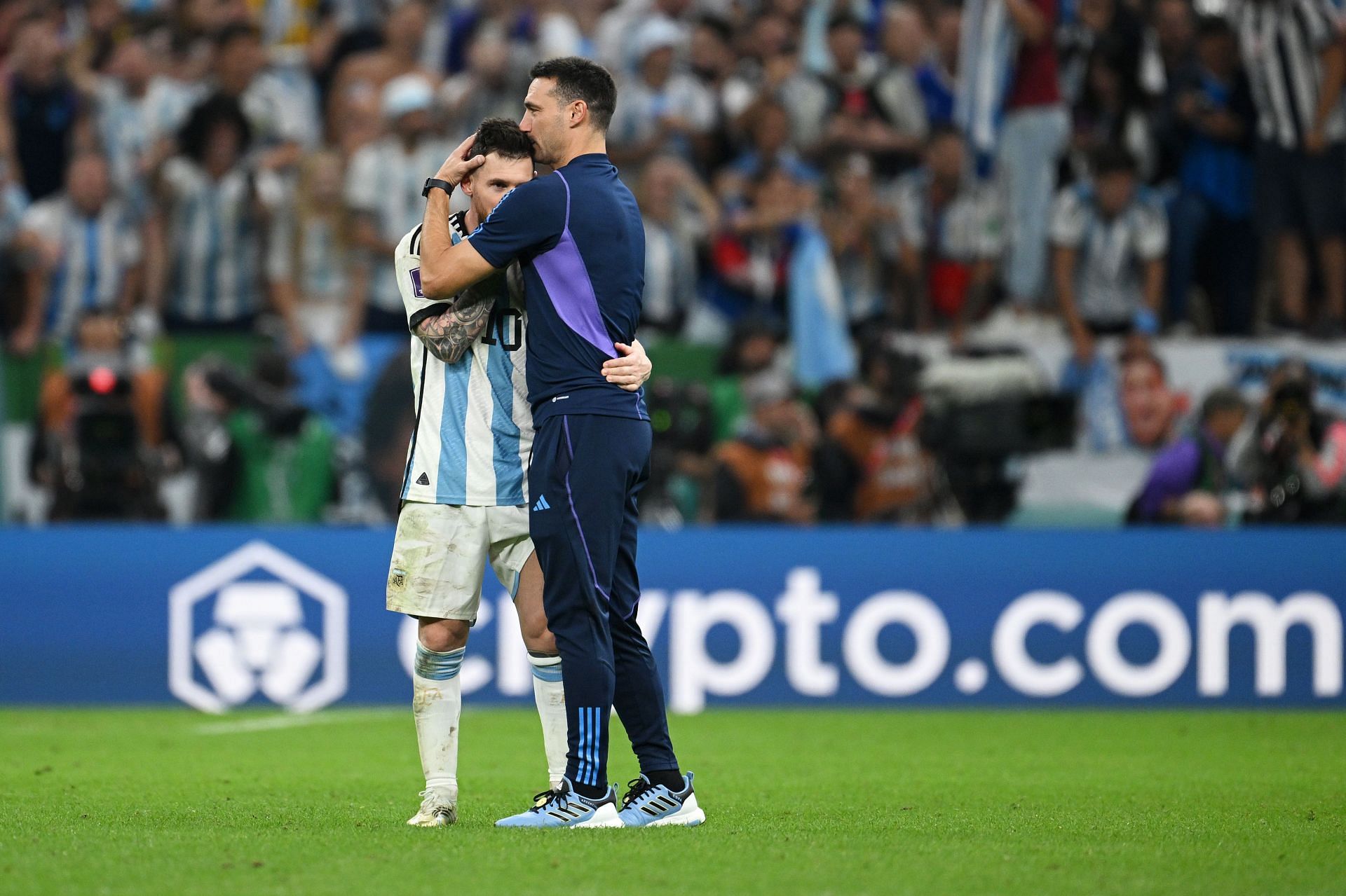 Argentina manager Lionel Scaloni brought the best out of Lionel Messi (left) in Qatar.