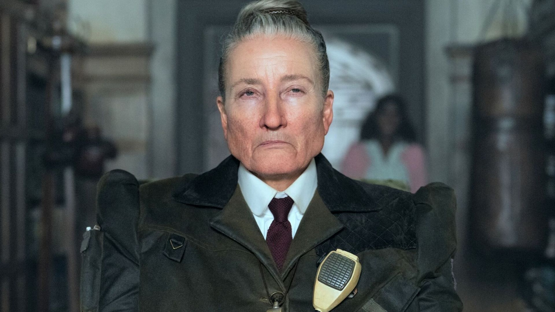 Emma Thompson as Miss Agatha Trunchbull in Matilda the Musical (Image via Netflix)