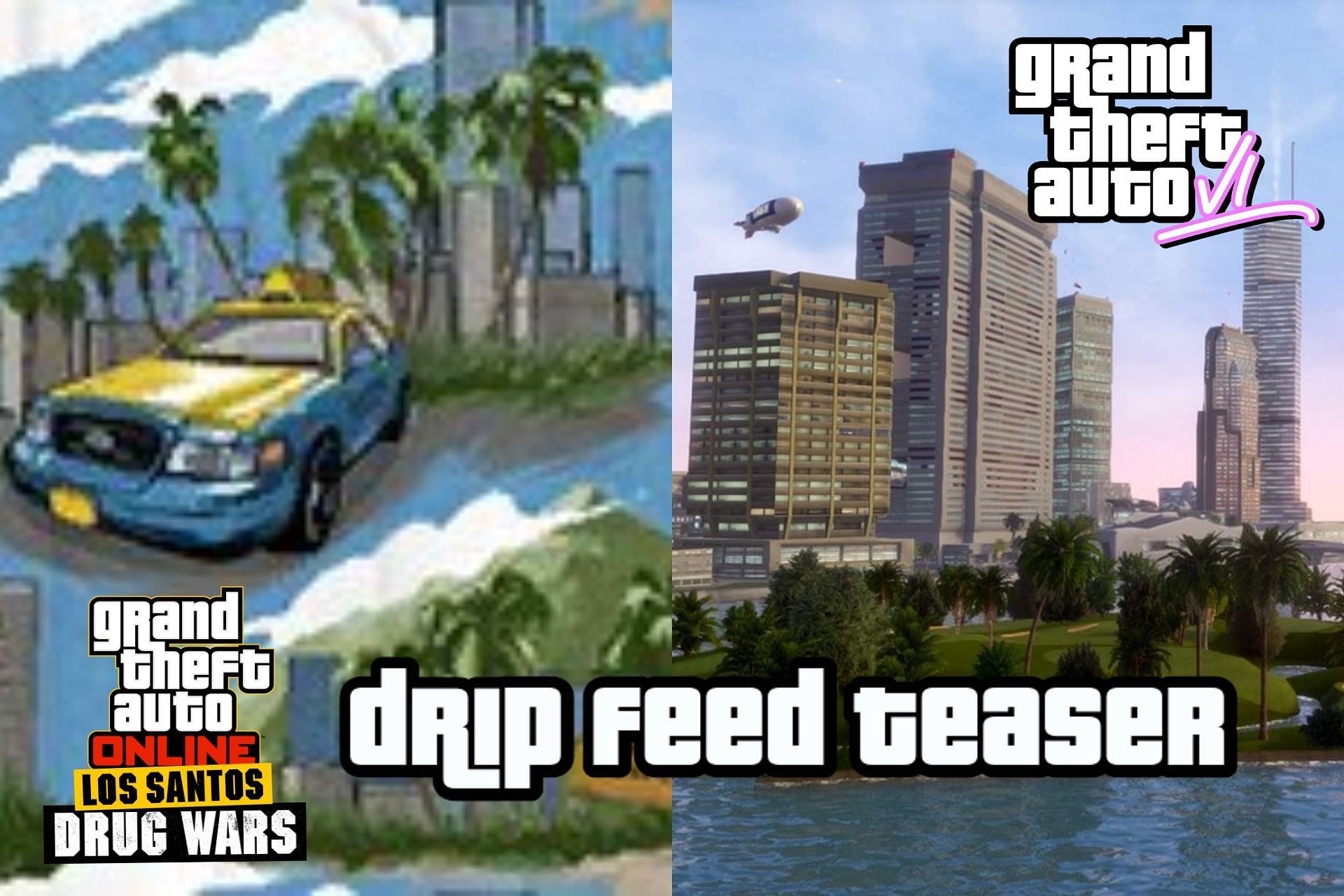 Game data miners discovered GTA 6 teaser in leaked Los Santos Drug Wars content (Image via Sportskeeda)