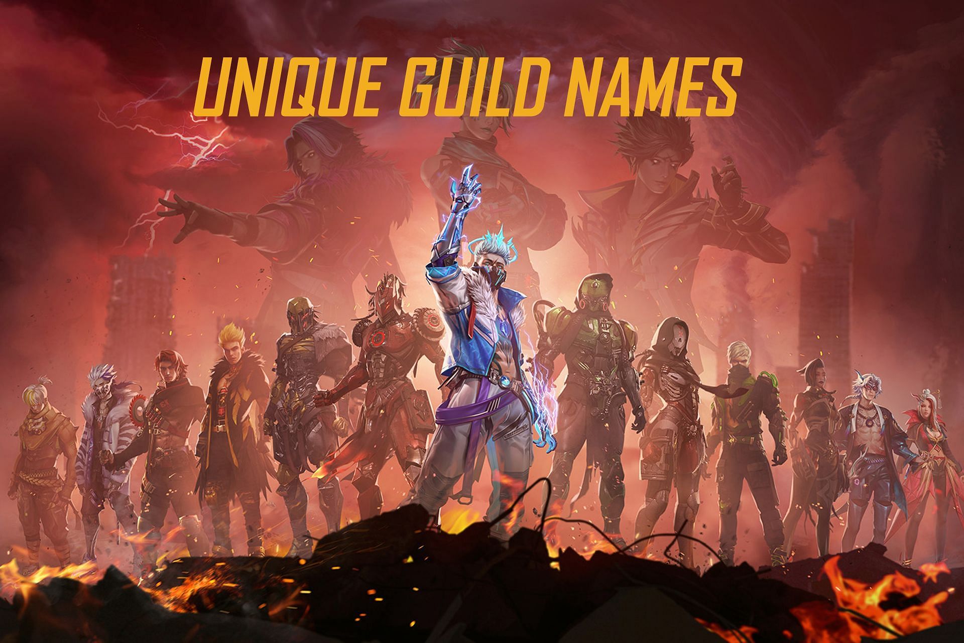 100 best and unique guild names to use in Free Fire
