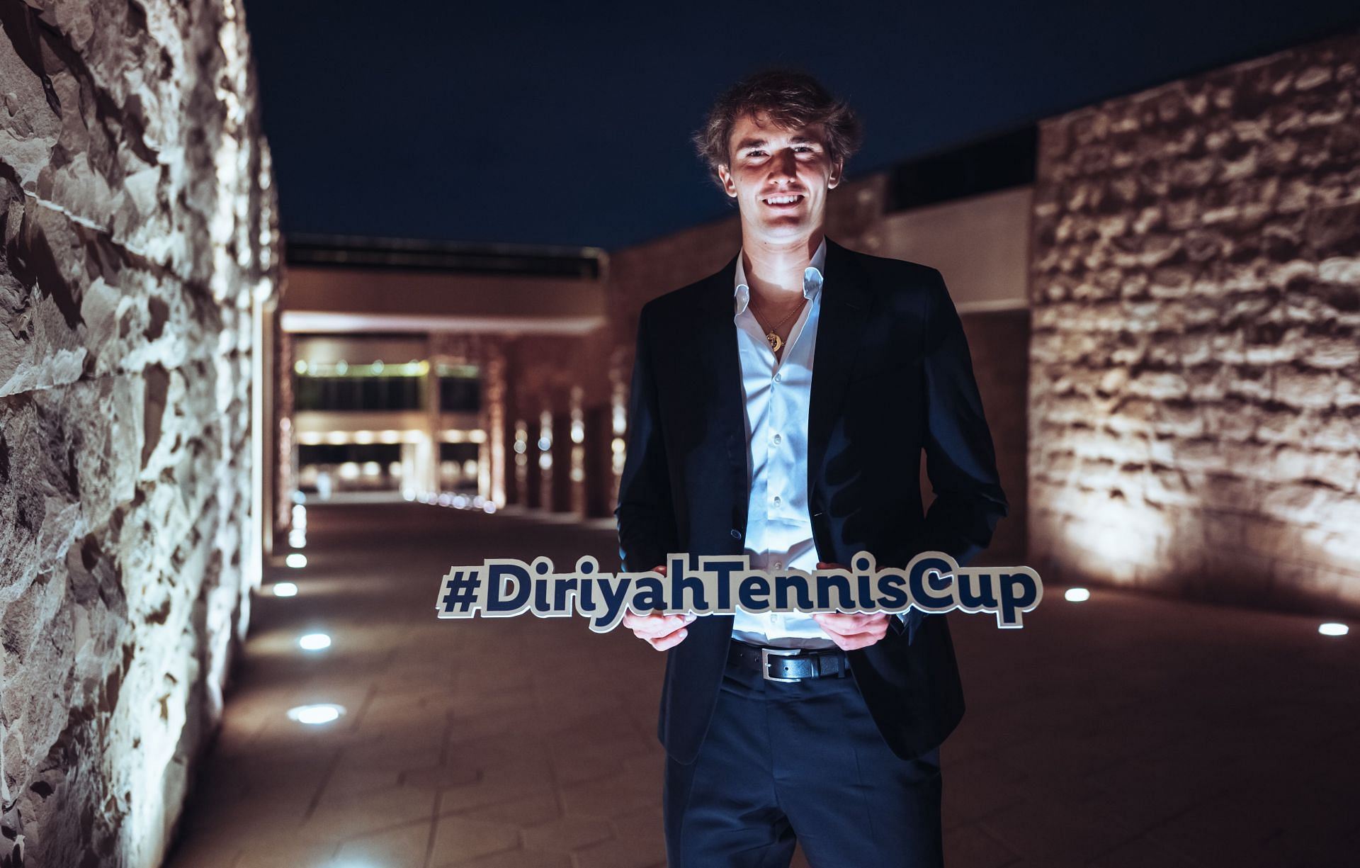 Alexander Zverev at the Diriyah Tennis Cup.