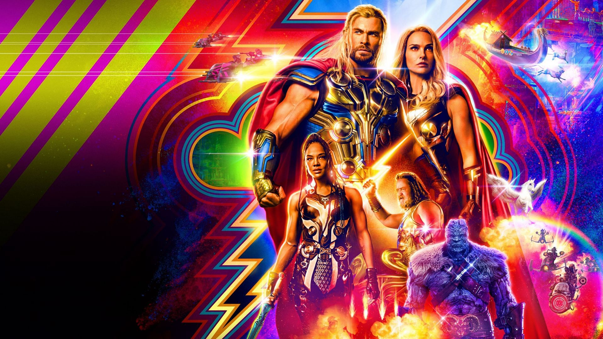 Superhero movies of 2022: Thor: Love and Thunder (Image via Marvel)