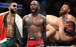 Belal Muhammad uses iconic Conor McGregor-Khabib Nurmagomedov image to predict potential Leon Edwards clash
