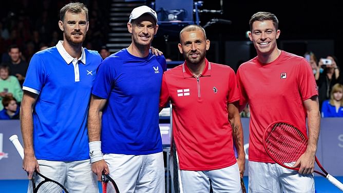Andy Murray led Scotland come up short as rivals England clinch 2022 Battle of the Brits