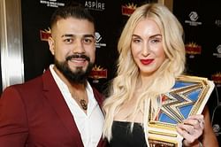 AEW star Andrade El Idolo shares a two-word reaction to Charlotte Flair's massive title win on WWE SmackDown return