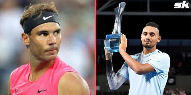 Nick Kyrgios thanks Rafael Nadal for having his back after Spaniard lavishes praise on his talent