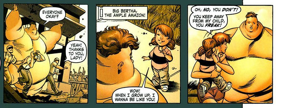 Big Bertha promoted a social problem (Image credit Marvel Comics)