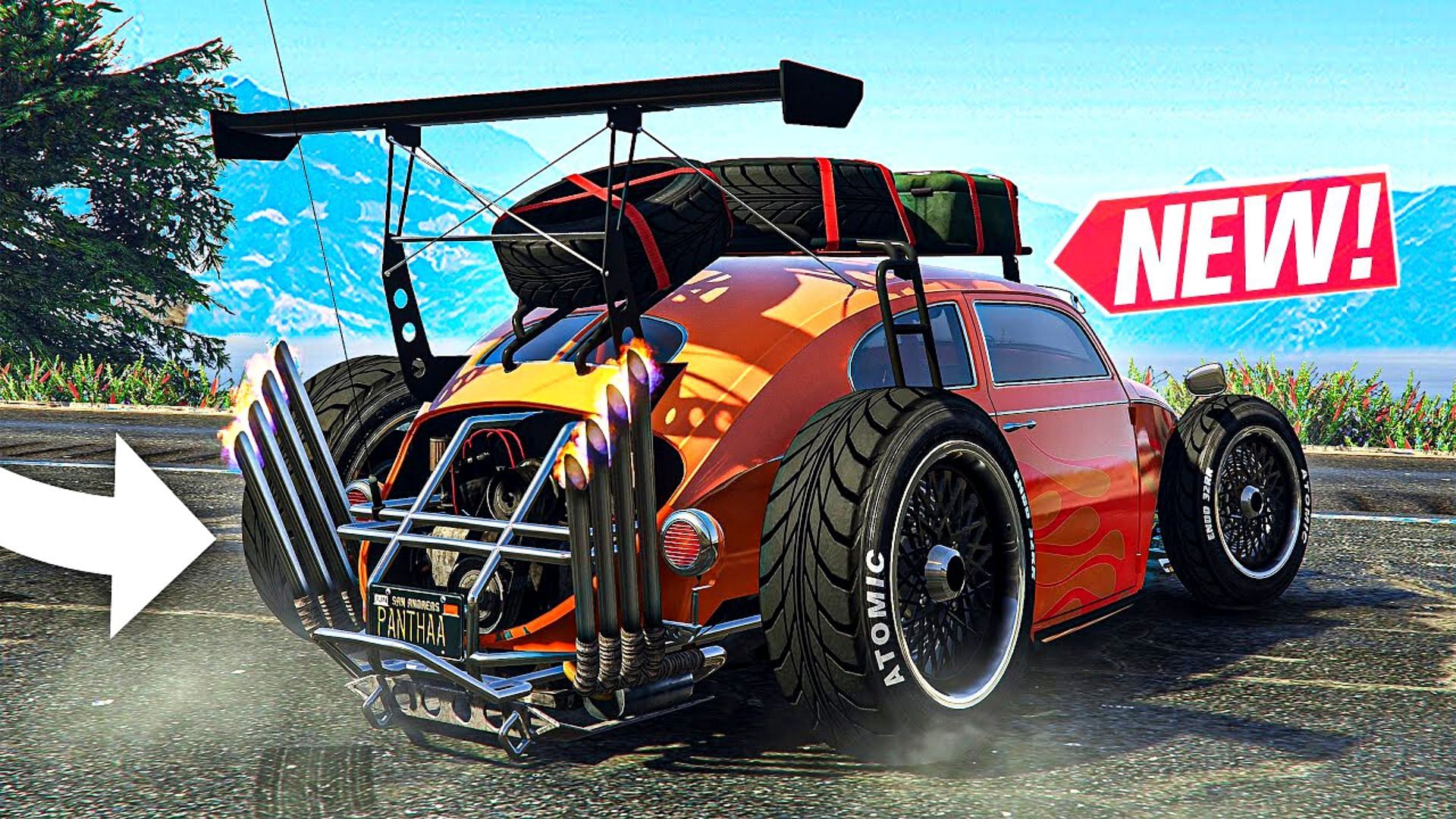 A brief about BF Weevil Custom, the fastest fully-upgraded car in GTA Online for racing in the Festive Surprise 2022 event (Image via BlackPanthaa on YouTube)