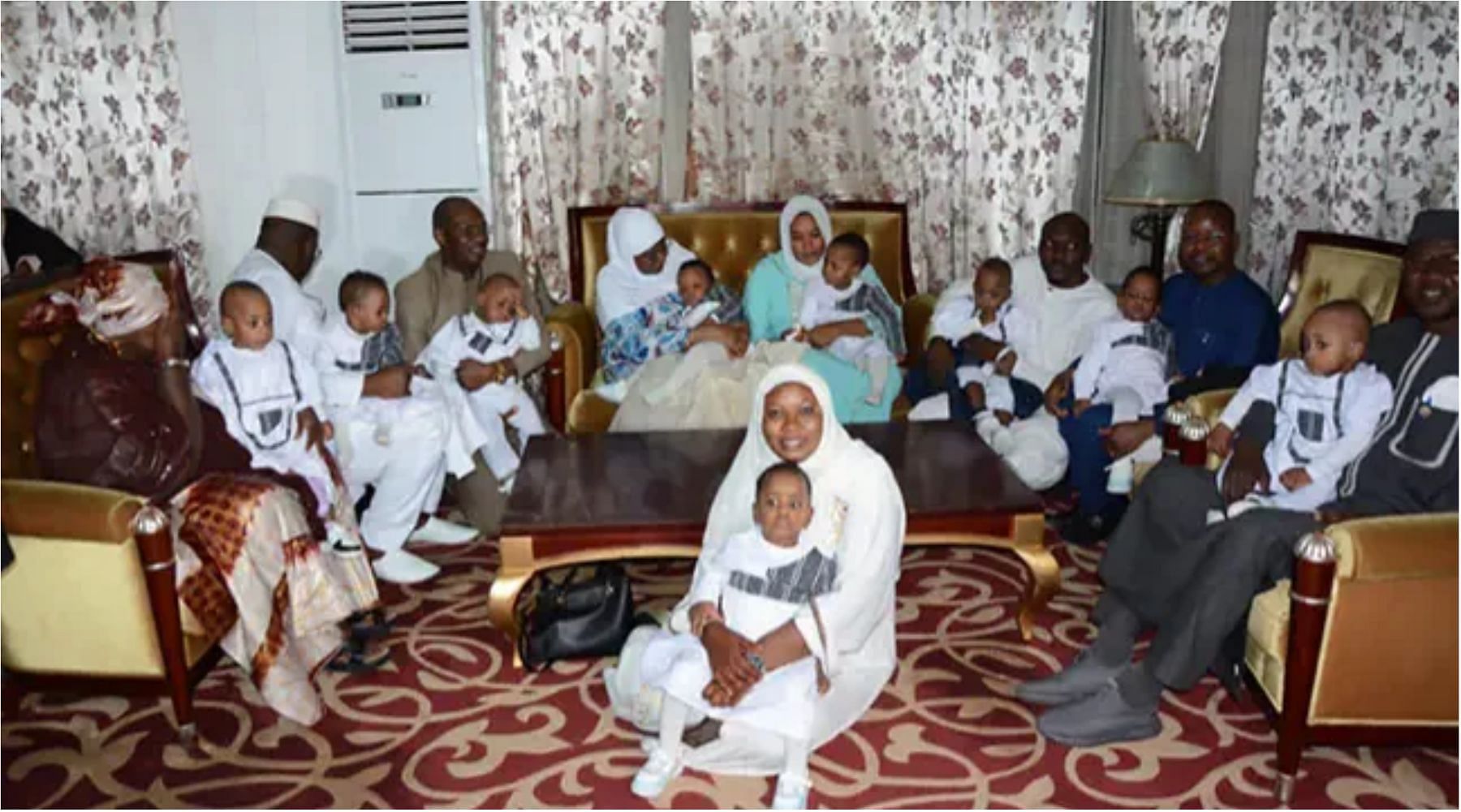 Mali&rsquo;s Health Minister uploaded photos of her welcoming Halima and her family (image via Facebook/Dieminatou Sangare)