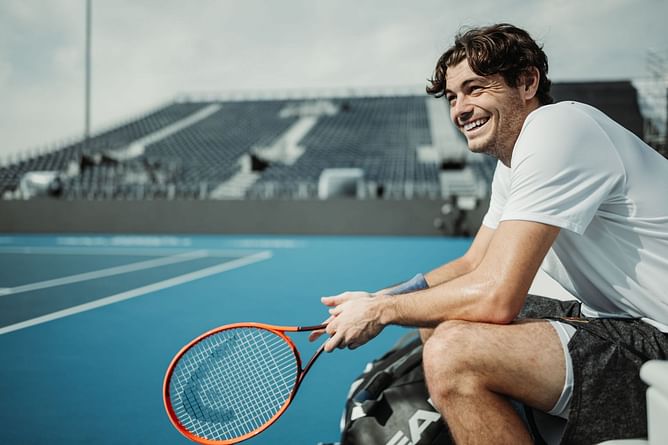 Watch: Taylor Fritz's hilarious attempt at teaching his girlfriend Morgan Riddle tennis