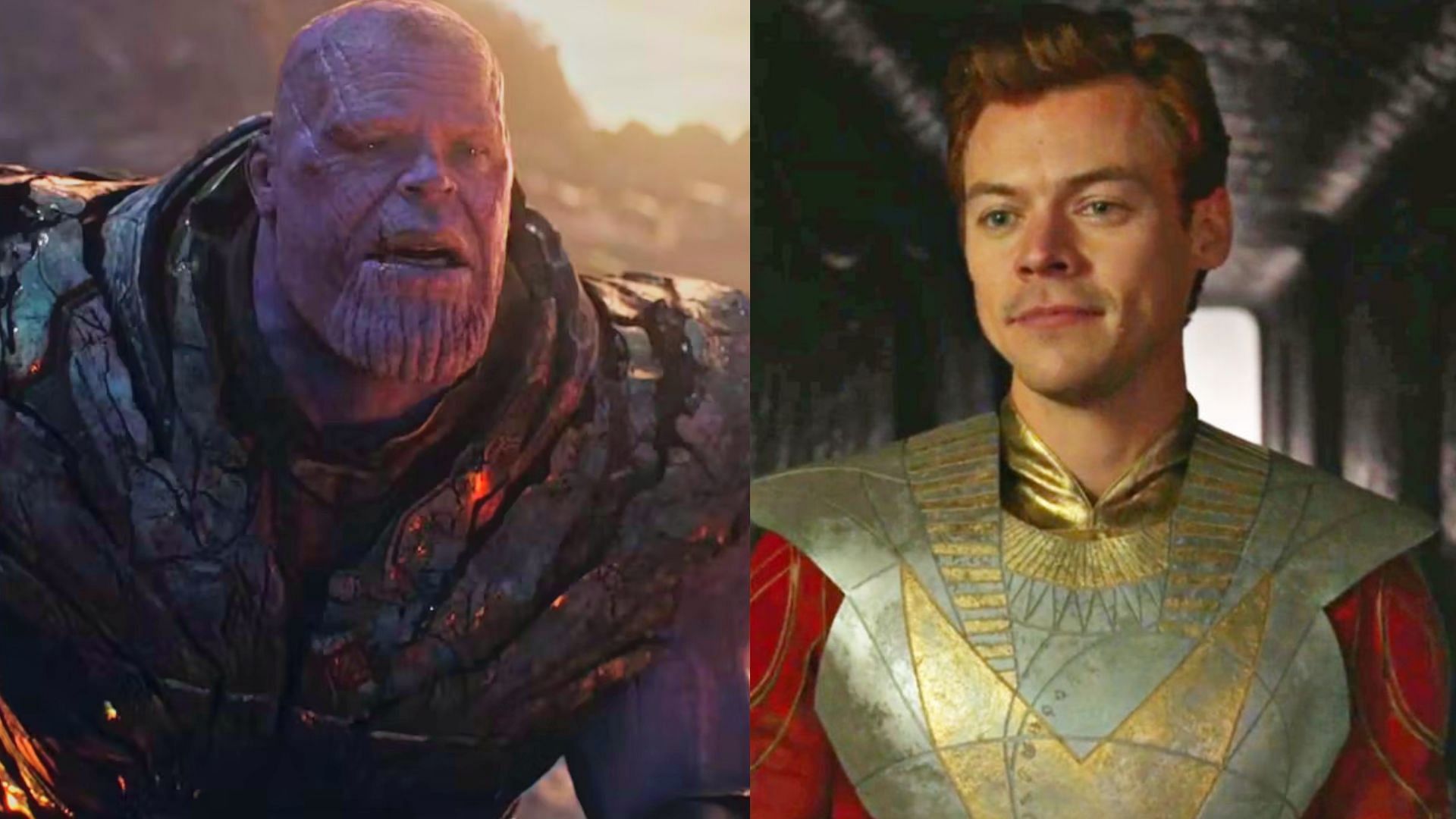 Thanos and Starfox in Eternals (Image via Marvel)
