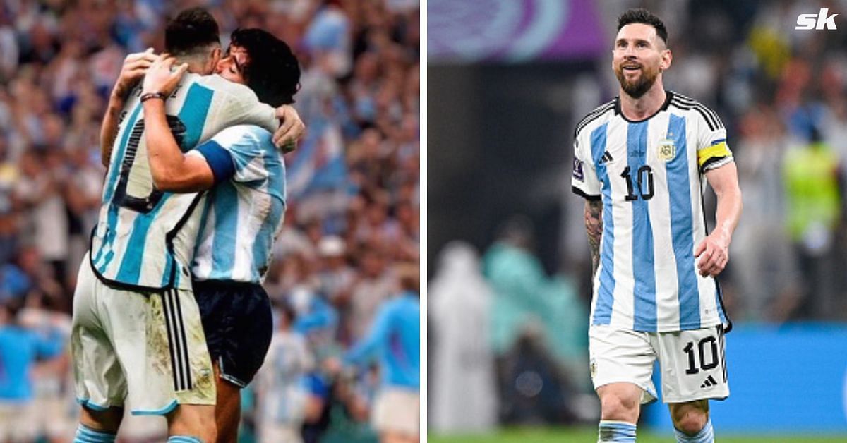 Soccer legend Maradona is cheering Lionel Messi from heaven, Argentina fans  sing ahead of World Cup final