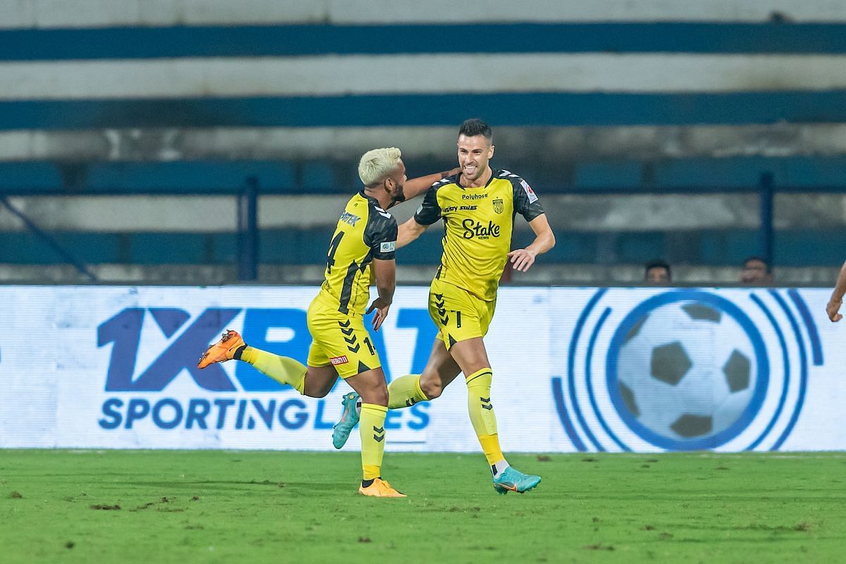 Chianese scored the third goal of the game (Image courtesy: ISL Media)