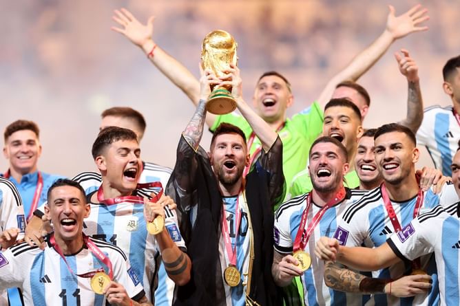 Lionel Messi the sporting success in FIFA's corporate World Cup