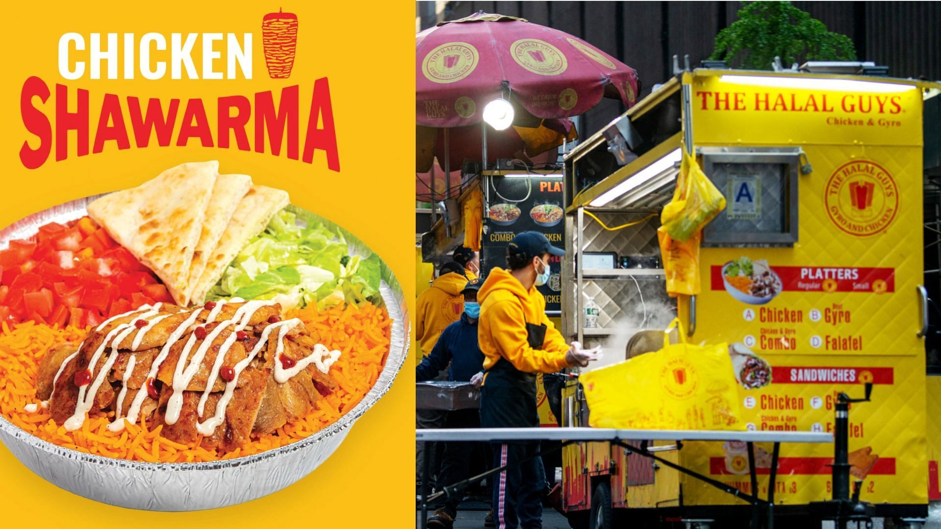 The Halal Guys have launched a new Chicken Shawarma (Image via Alexi Rosenfeld/Getty Images)