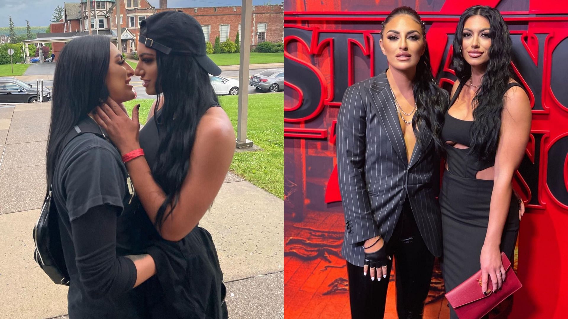 WWE Superstar Sonya Deville with her girlfriend, Toni Cassano