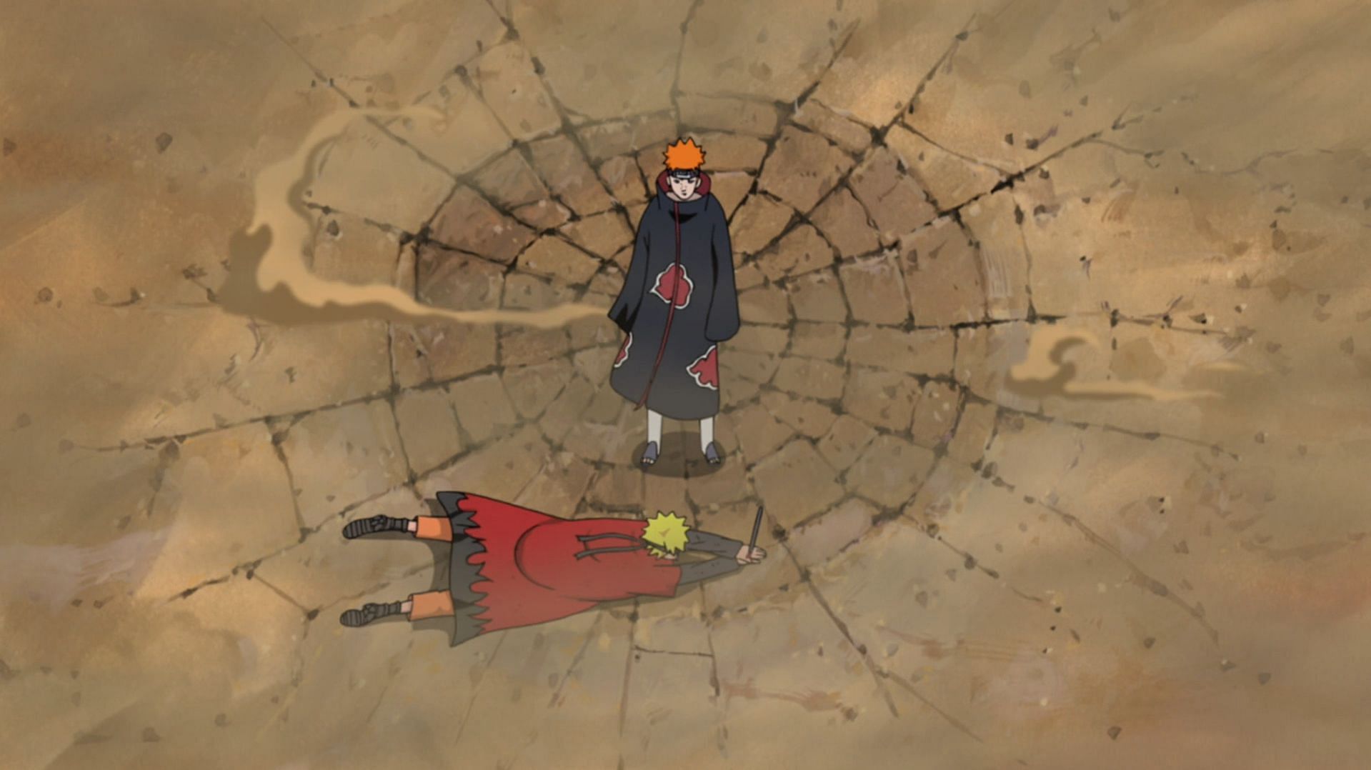 When does Naruto fight Pain?