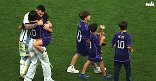 “We know what you suffered” – Antonela Roccuzzo shares heartwarming images of Lionel Messi celebrating 2022 FIFA World Cup victory with family