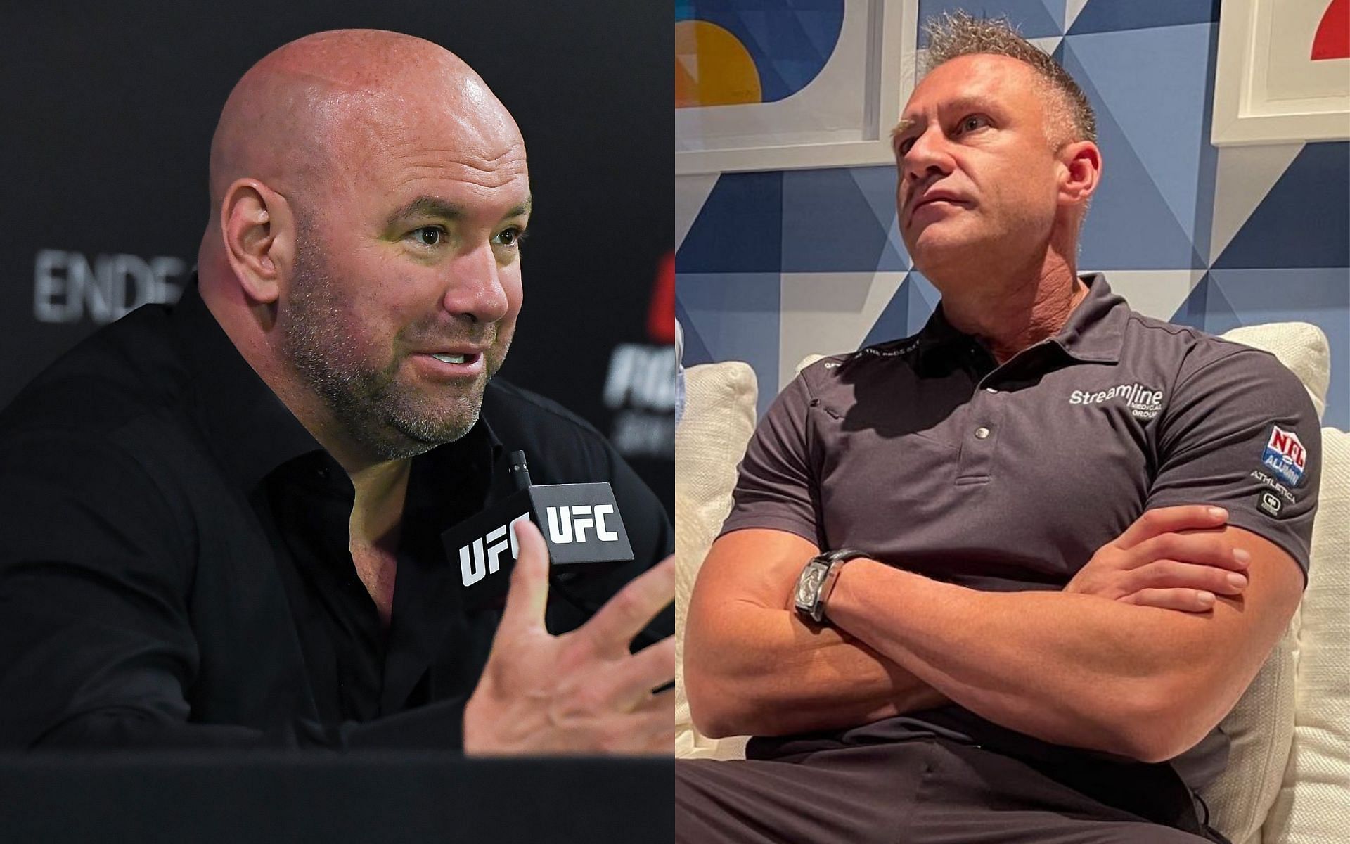 Dana White (Left) and Gary Brecka (Right) [Image courtesy: Getty Images and @garybrecka Instagram]