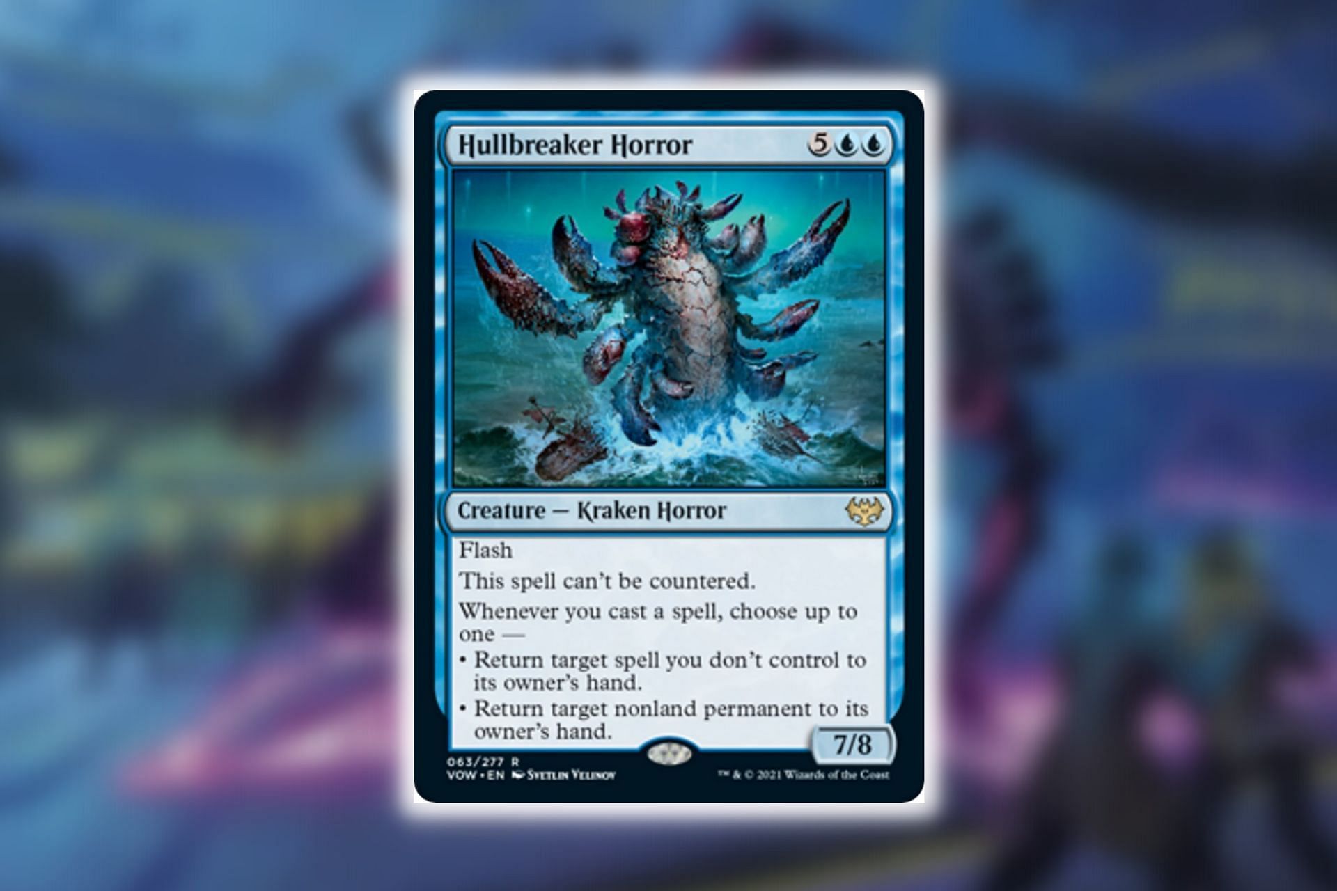 Hullbreaker Horror in Magic: The Gathering (Image via Wizards of the Coast)