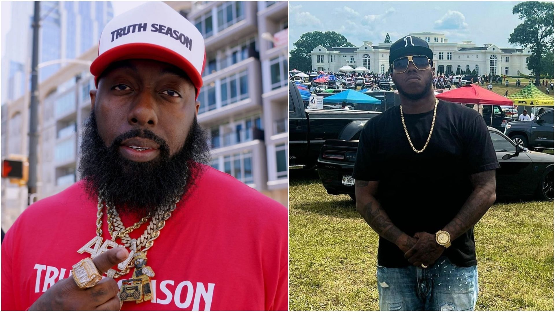 Trae Tha Truth has been charged with assault for hitting Z-Ro/  (Images via Getty and Instagram / @z-ro)