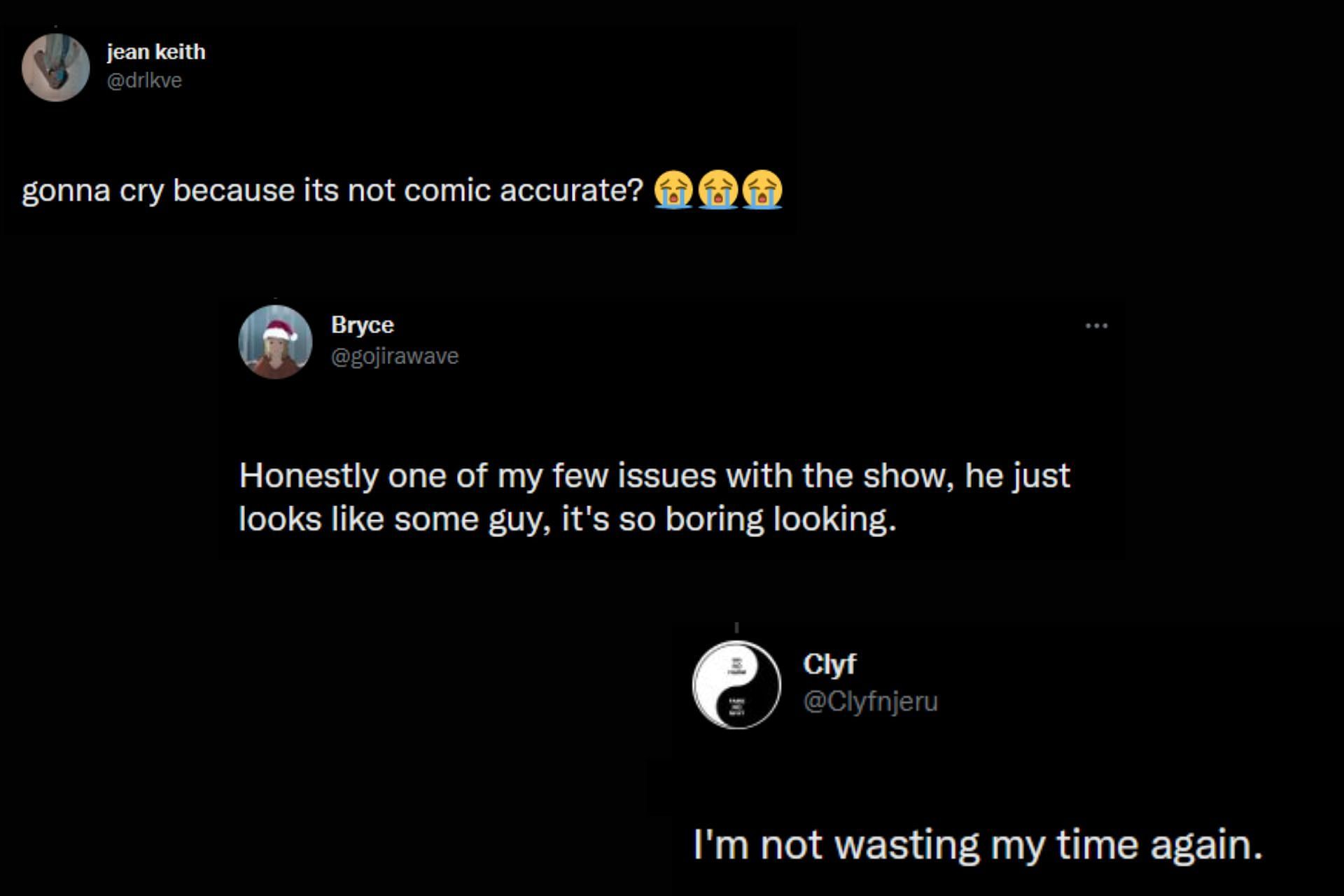 Screenshot of Twitter users expressing their displeasure at season 2 (Image via Twitter)