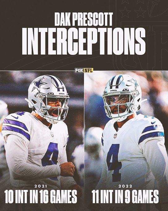 Dallas Cowboys 34-40 Jacksonville Jaguars, Prescott interception