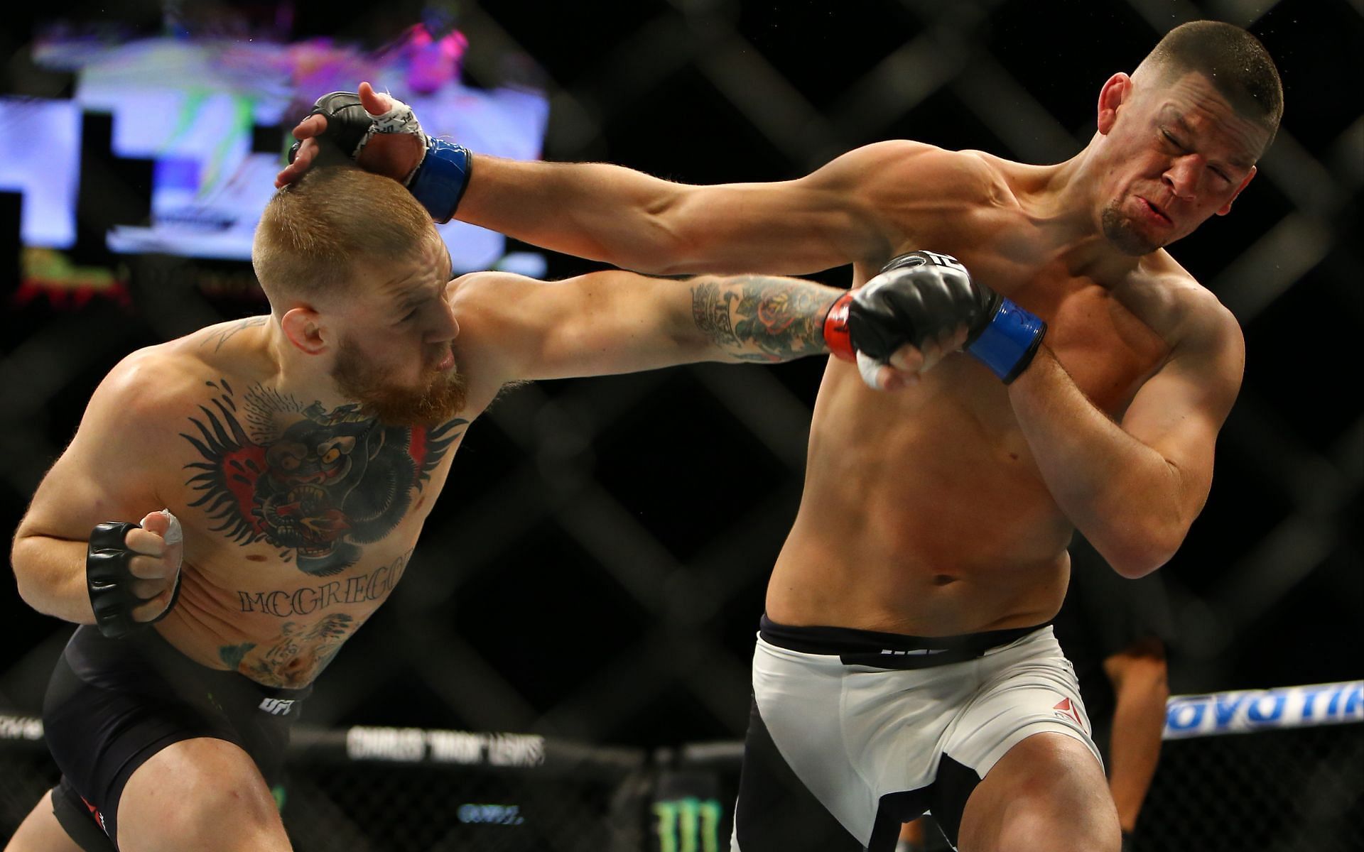 Conor McGregor vs. Nate Diaz 1 at UFC 196 [Image courtesy: Getty]