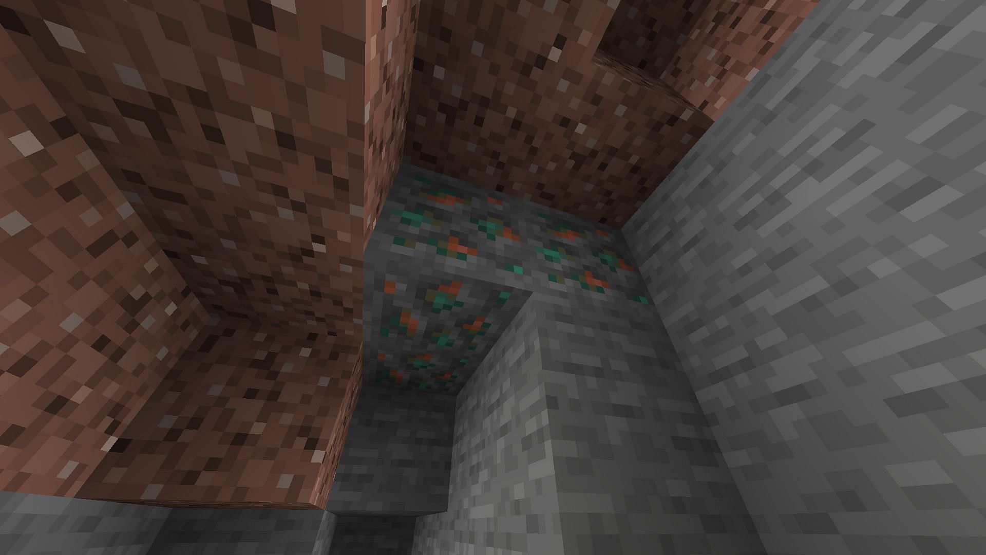 Copper ores generate the most between Y level 47 and 48 and are usually found beside granite blocks in Minecraft 1.19 (Image via Mojang)