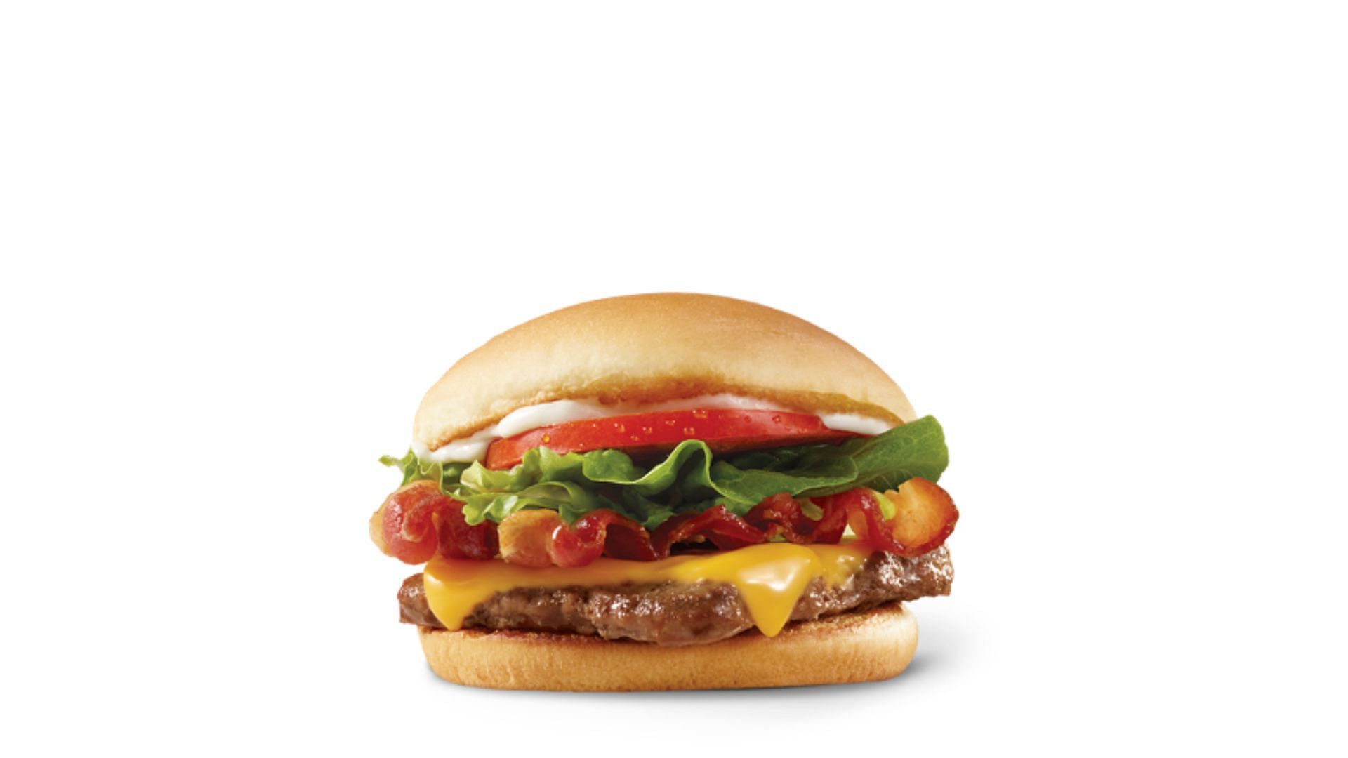 get a BOGO deal on the Junior Bacon Cheeseburger on orders made via Uber Eats (Image via Wendy's)