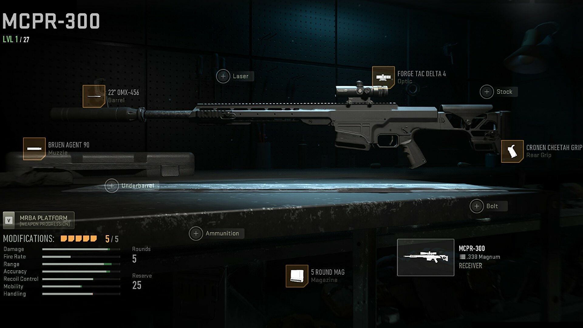 MCPR 300 Loadout in MW2 (Image via Activision)