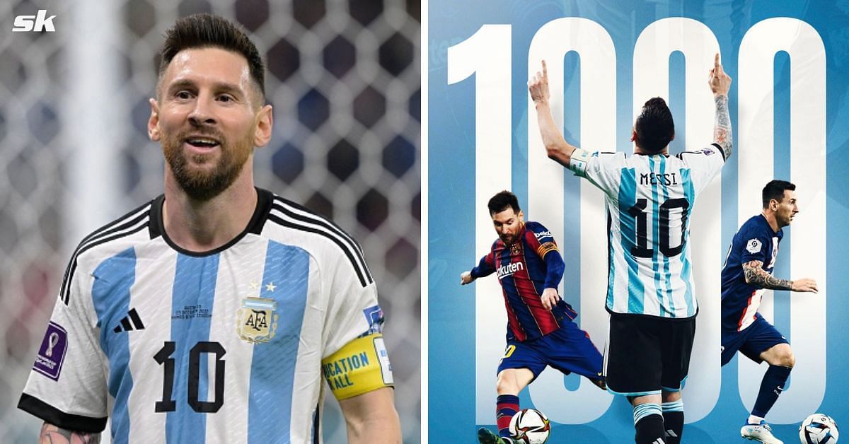 Lionel Messi played his 1000th game on Saturday