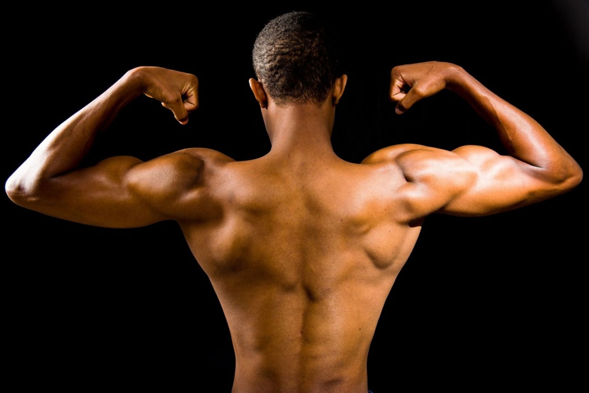 The lats are broad, fan-shaped muscles that cover a large area of the back.(Photo by Nigel Msipa on Unsplash)