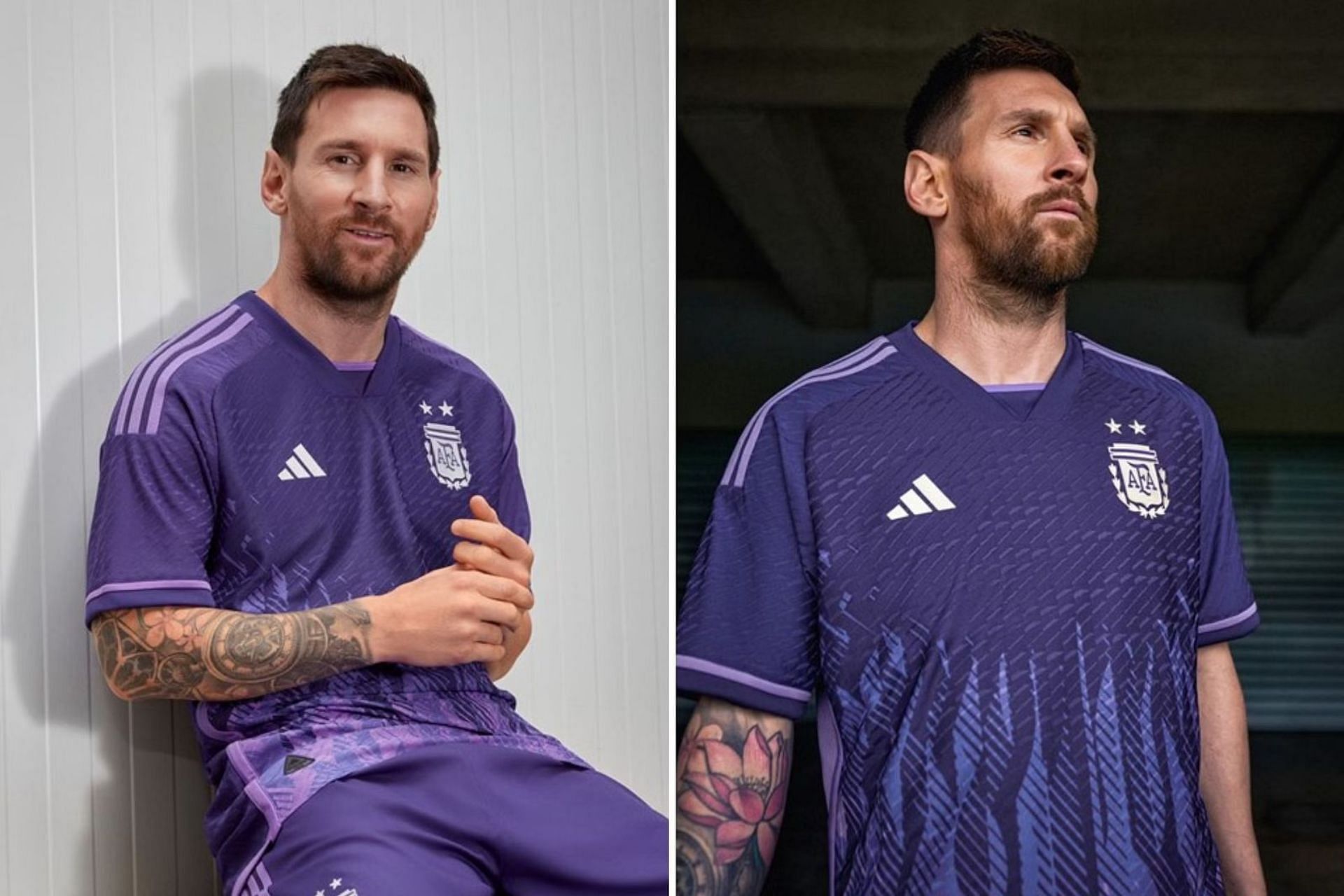 Why is Argentina's World Cup away shirt purple? - AS USA