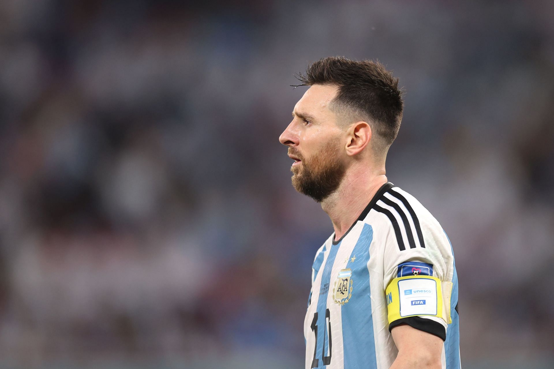 Lionel Messi and Argentina are through to the World Cup quarterfinals where they&#039;ll face the Netherlands.