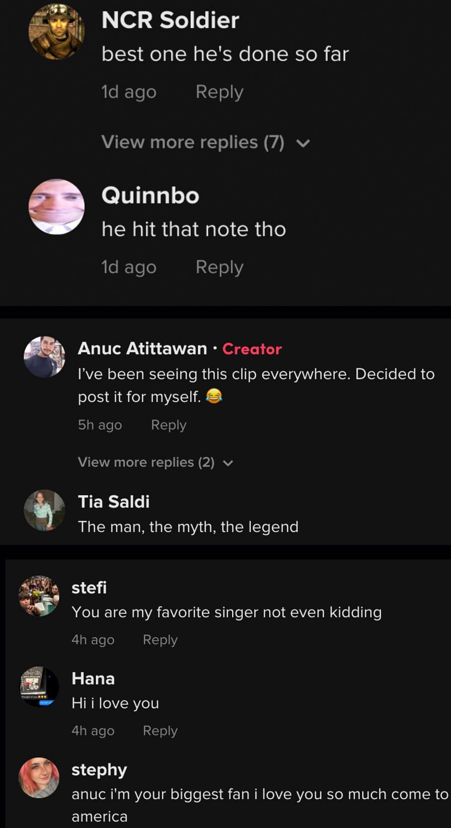 Netizens react to Anuc&#039;s video and call it &quot;the best he has done so far.&quot; (Image via TikTok)