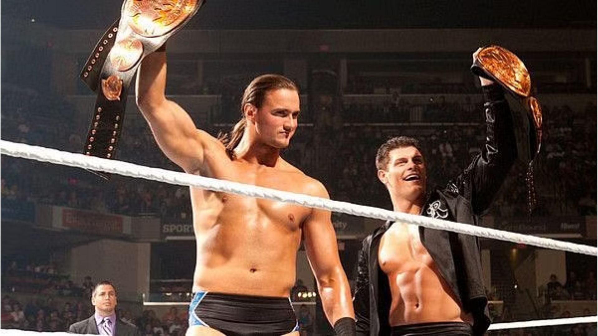 Drew McIntyre and &quot;Dashing&quot; Cody Rhodes held tag team gold in 2010