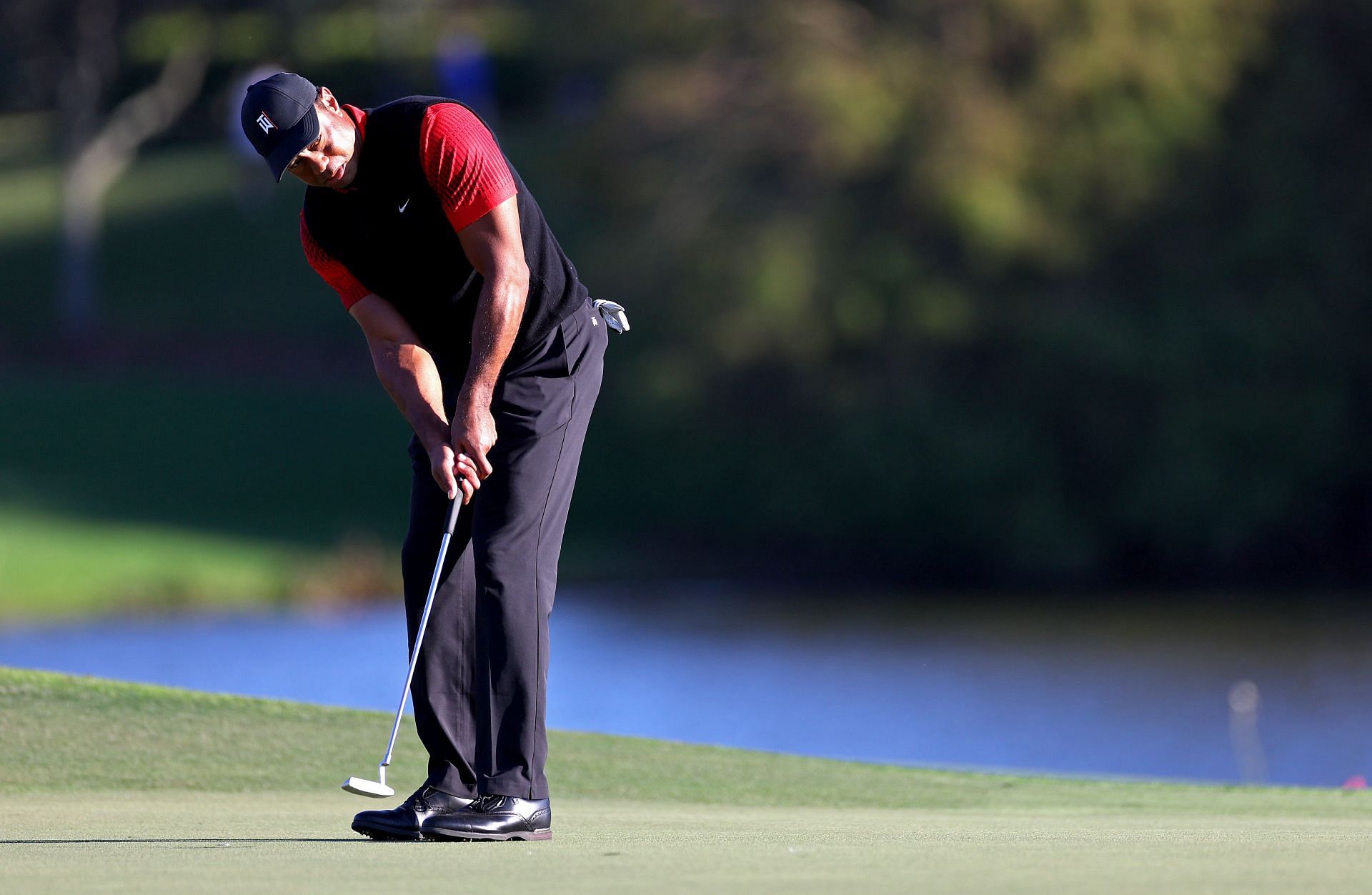 Woods at the PNC Championship - Final Round (Image via Mike Ehrmann/Getty Images)