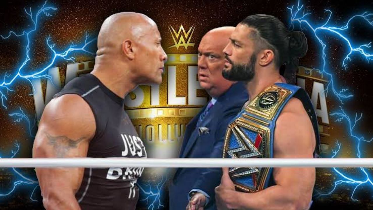 WWE दिग्गज द रॉक , रोमन रेंस और पॉल हेमन 