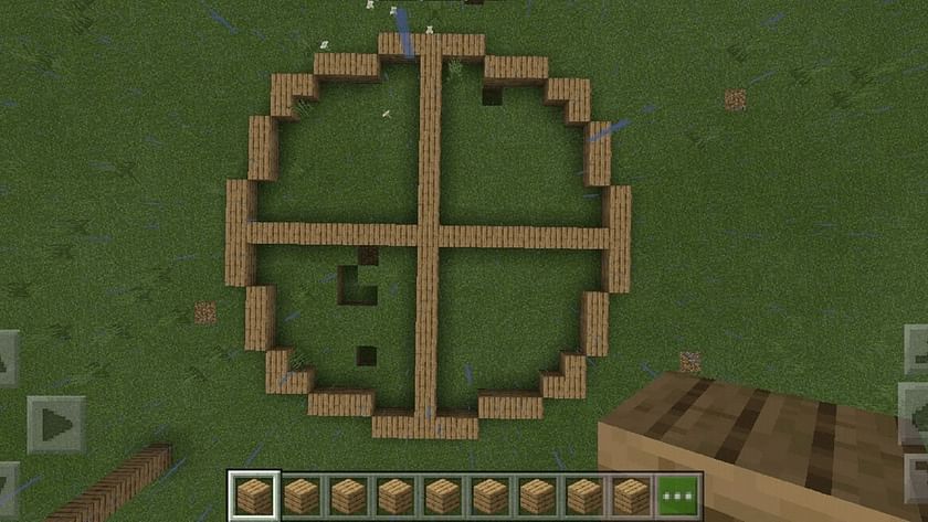 How To Easily Create Circles In Minecraft