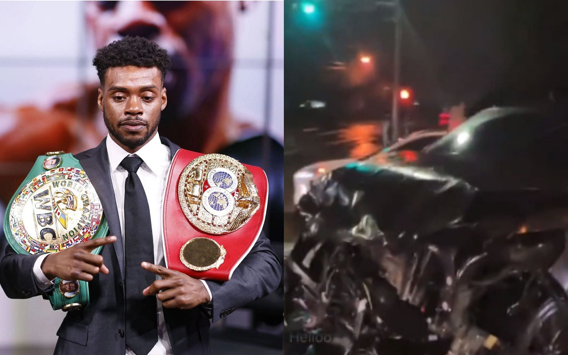 Errol Spence Jr. got into yet another car crash that left his car ...