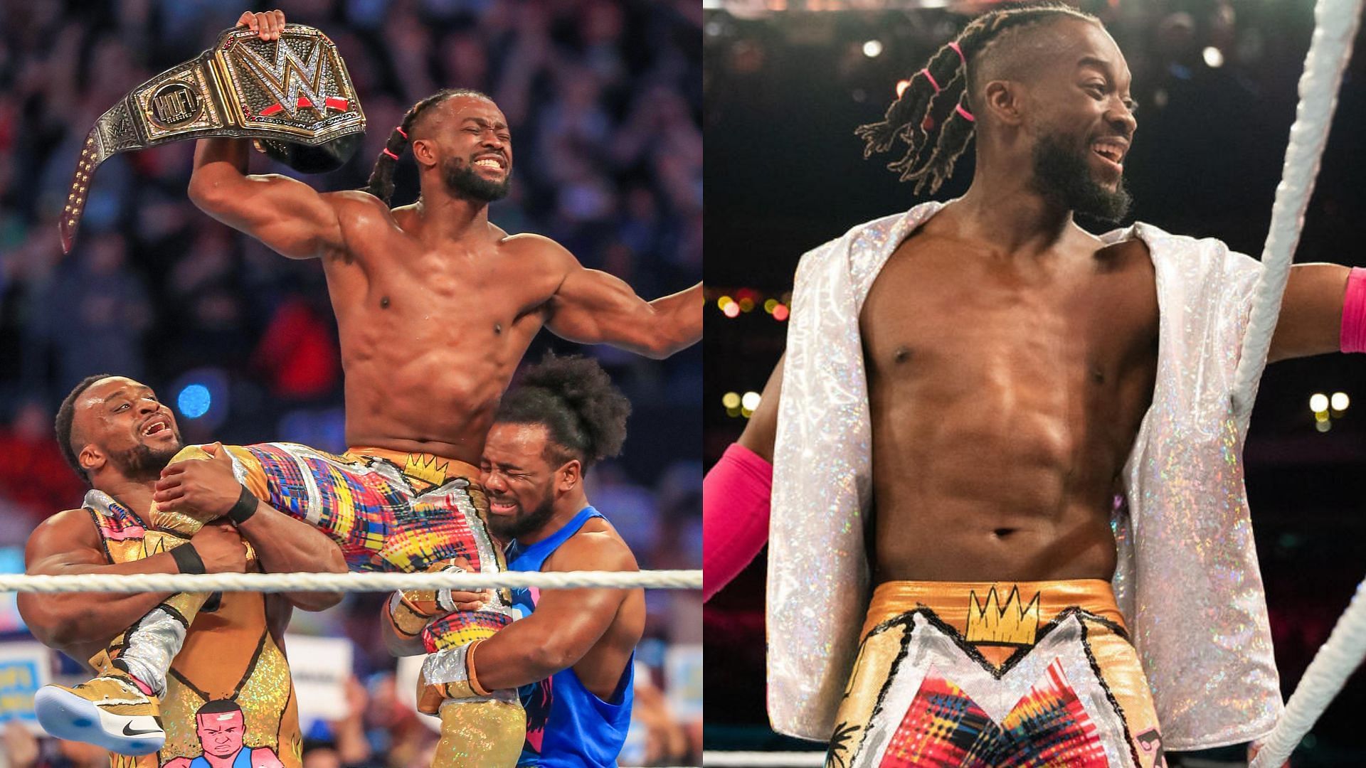 SmackDown stable The New Day consisting of Big E, Xavier Woods, and Kofi Kingston