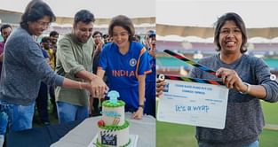 [In Pictures] Anushka Sharma and Jhulan Goswami at the wrap of Chakda Xpress