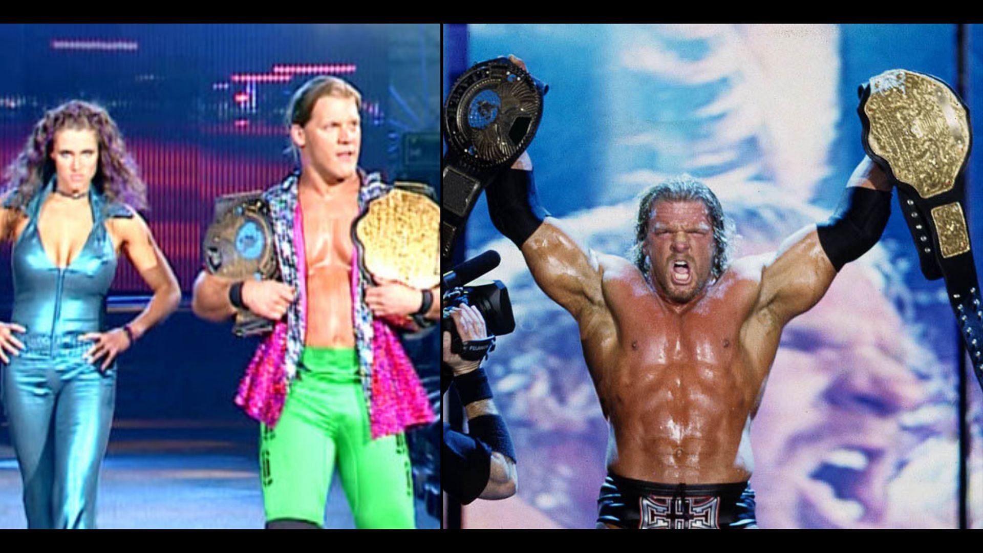 Triple H walked out of WrestleMania X8 with Chris Jericho's Undisputed WWE Championship