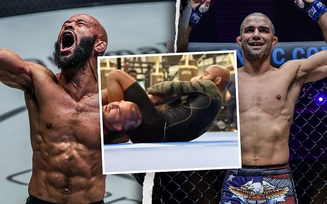 Fans react to Demetrious Johnson grappling with Garry Tonon