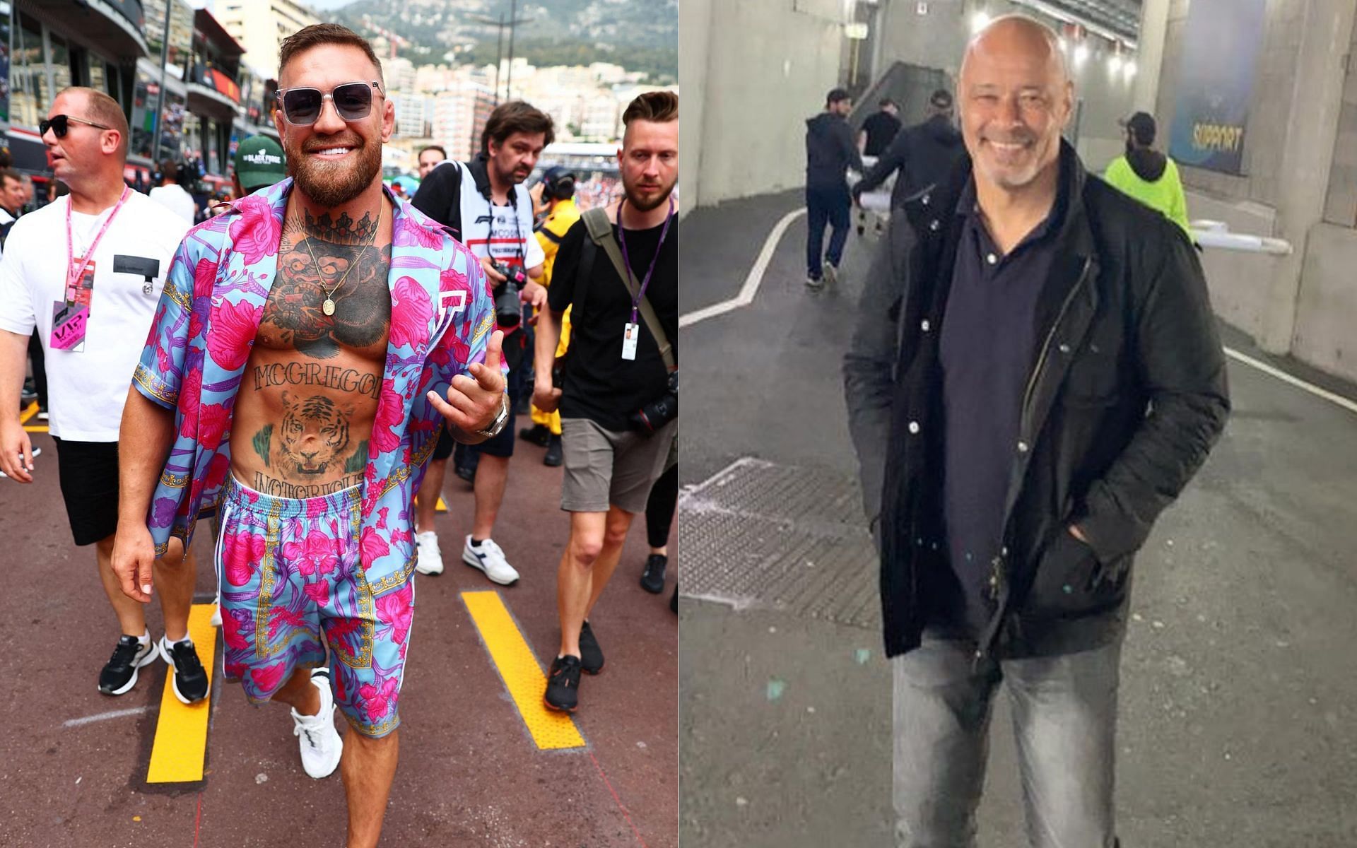 Conor McGregor (left) and Paul McGrath (right) [Image credits: @paulnumber5 on Instagram]